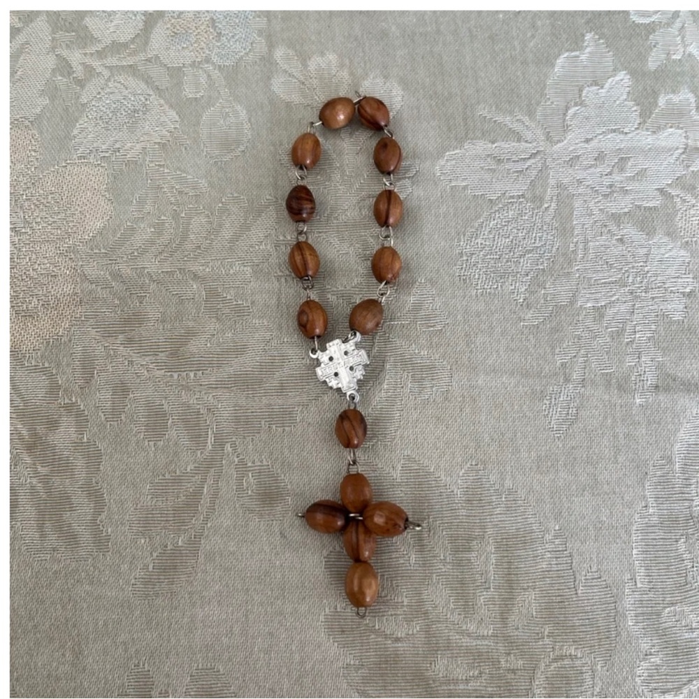 Rosary mini olive wood